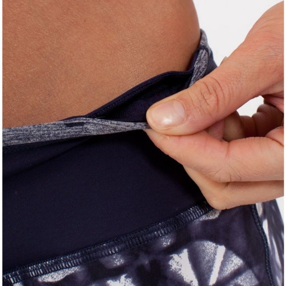 Lululemon Turbo Run Short Ink Blot White Deep Indigo/Deep Indigo 4 - Picture 5 of 16